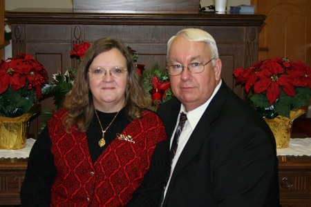 Pastor Terry Ritchie and wife Barbara